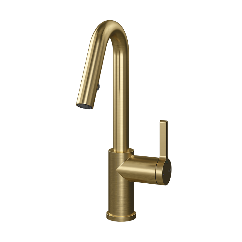 Rubi Loft-J Pull Down Kitchen Faucet Brushed Gold - RLO91D2EJOR