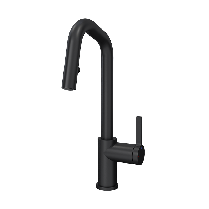 Rubi Loft-R Pull Down Kitchen Faucet Matte Black - RLO91D2ERBK
