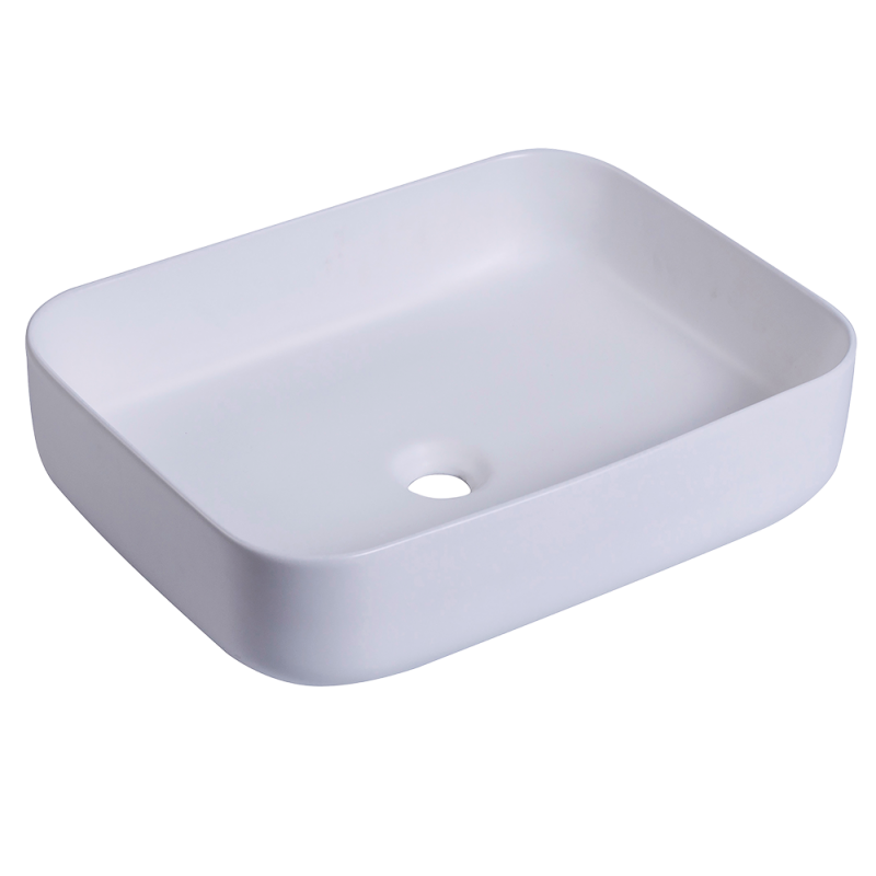Rubi 20" Rectangular Vessel Sink Matte White – RLV5010MBL