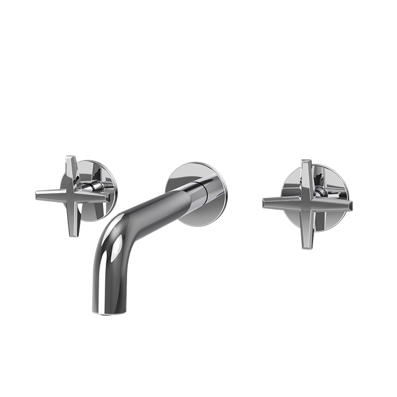 Rubi Lexa Wall Mount Lav. Faucet Without Drain Chrome - RLX17WDCC