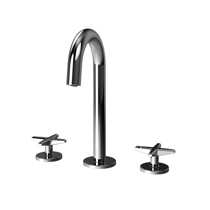 Rubi Lexa Widespread Lav. Faucet Without Drain Chrome - RLX18WDCC
