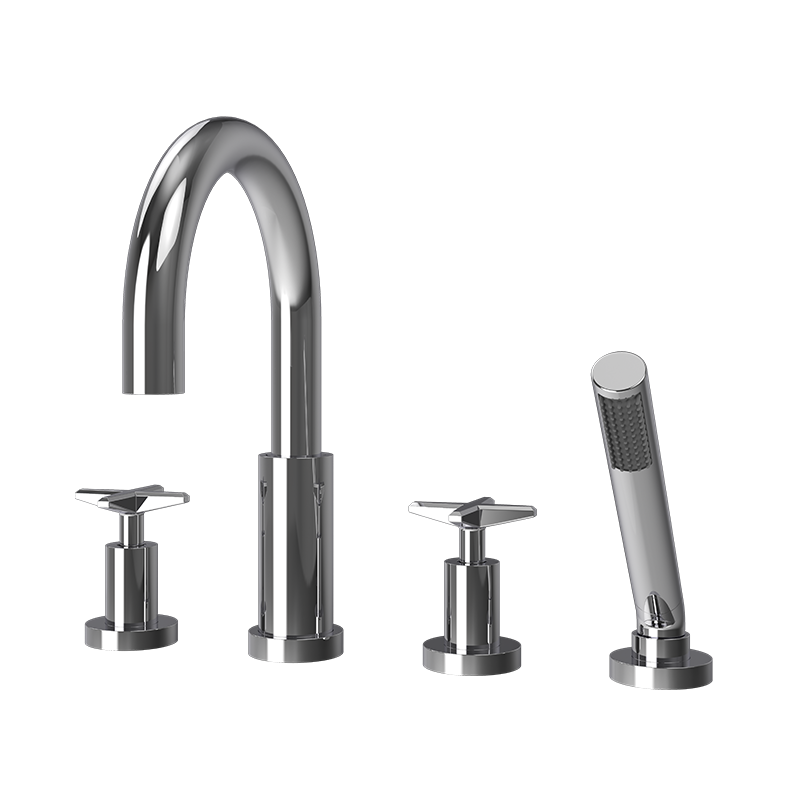 Rubi Lexa Deck Mount Tub Faucet Chrome - RLX24CC