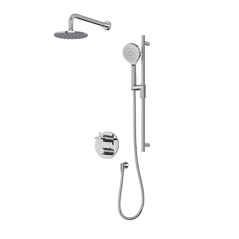 Rubi Lexa Thermostatic Two Function Shower System Chrome - RLX821-1CC