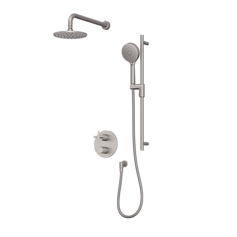 Rubi Lexa Thermostatic Two Function Shower System Stainless Steel - RLX821IX
