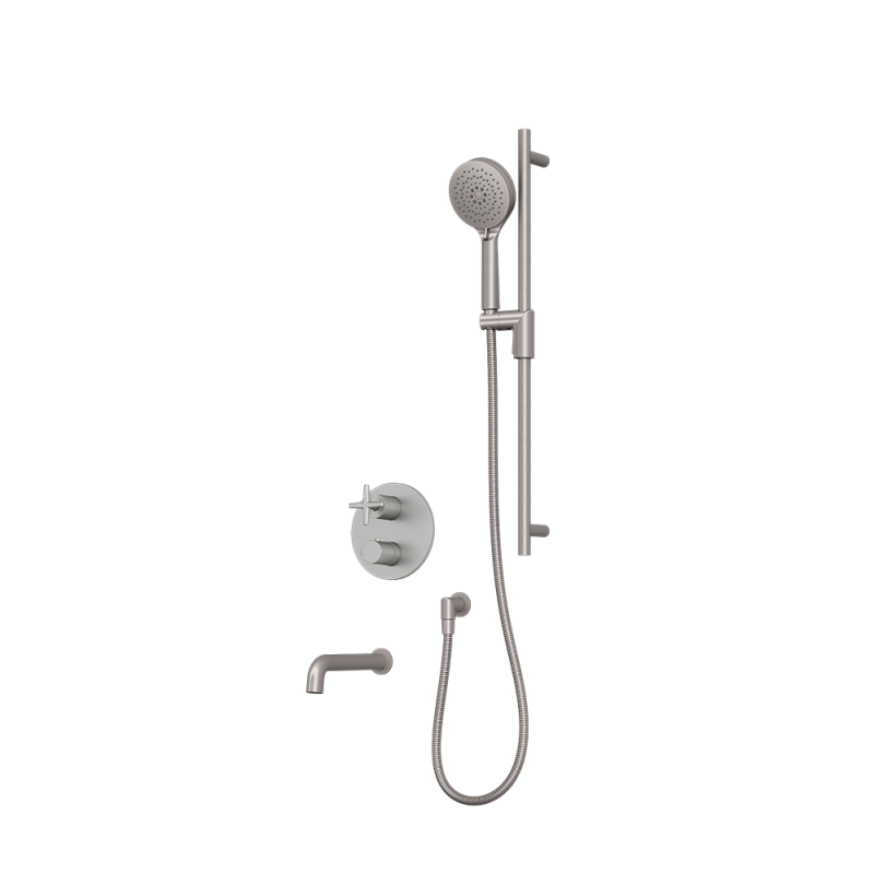 Rubi Lexa Thermostatic Shower and Tub System Stainless Steel - RLX832IX