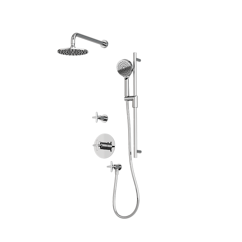 Rubi Lexa 3/4" Thermostatic Two Function Shower System Chrome - RLX923-1CC