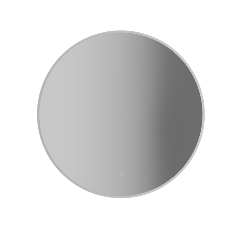 Rubi Miro 24" Round Backlit LED Mirror Matte White – RMI2424WH