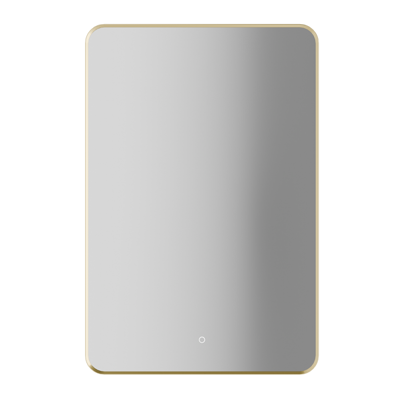 Rubi Miro 24" Rectangular Backlit LED Mirror Brushed Gold – RMI2436ROR