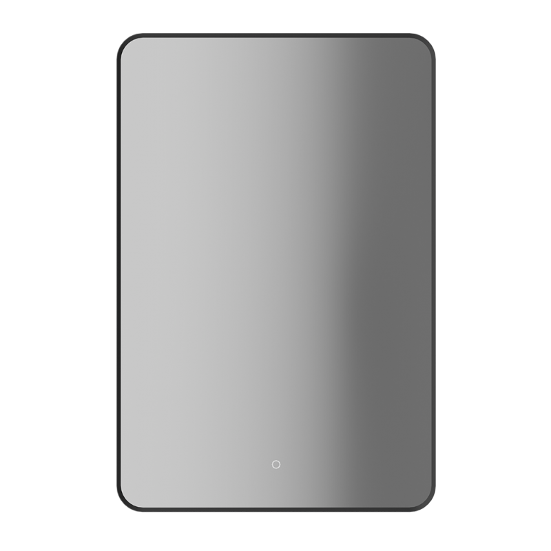 Rubi Miro 24" Rectangular Backlit LED Mirror Matte Black – RMI2436RBK