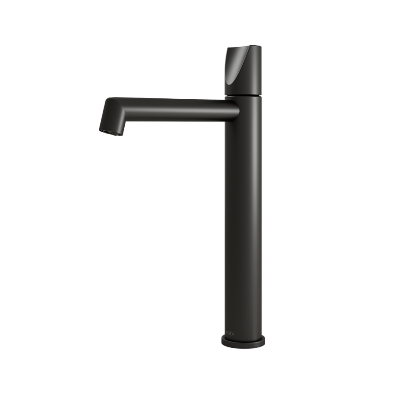 Rubi Moon Vessel Lav. Faucet Without Drain Matte Black - RMO11XWDBK