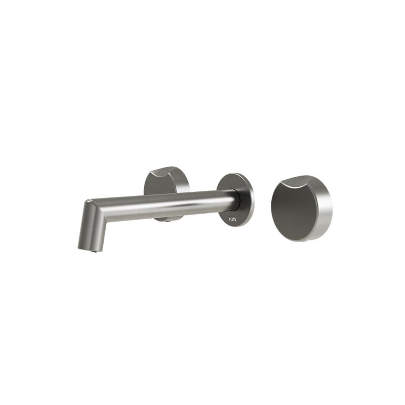 Rubi Moon Wall Mount Lav. Faucet Without Drain Stainless Steel - RMO17WDIX