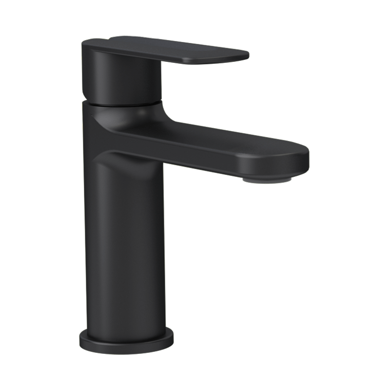 Rubi Myrto Single Hole Lav. Faucet With Push Drain Matte Black - RMY11BK