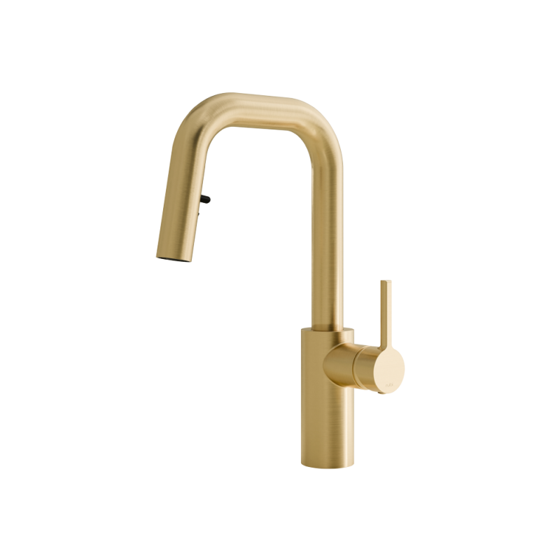 Rubi Nao Bar and Prep Kitchen Faucet Brushed Gold - RNAO81D2OR