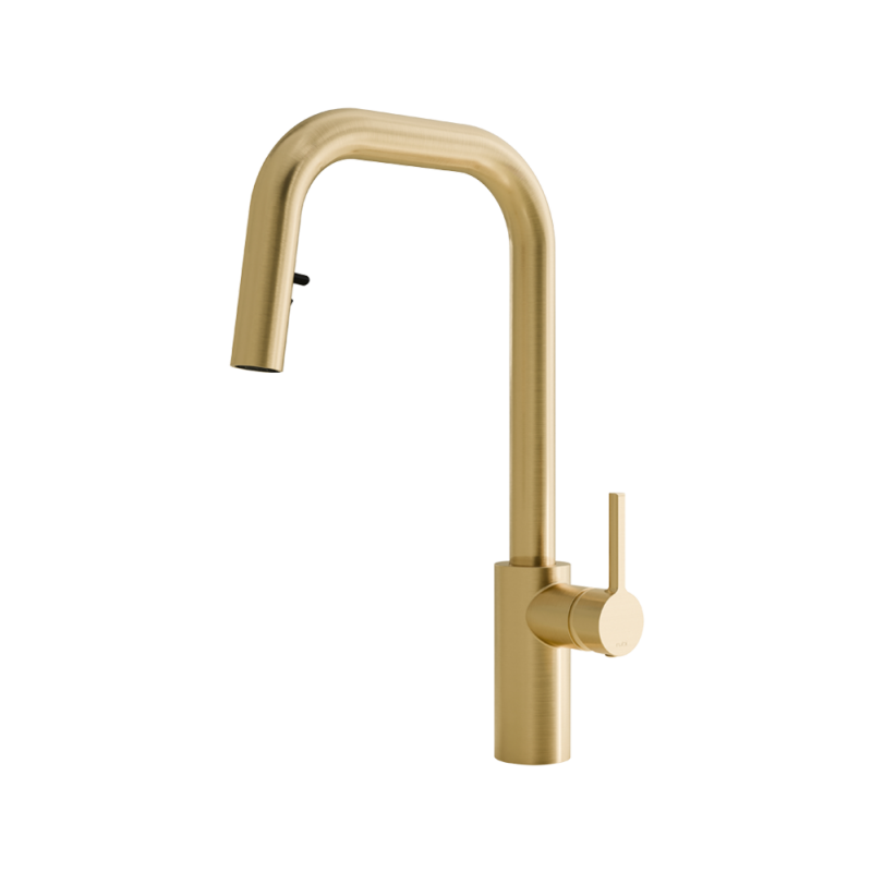 Rubi Nao Pull Down Kitchen Faucet Brushed Gold - RNAO91D2OR