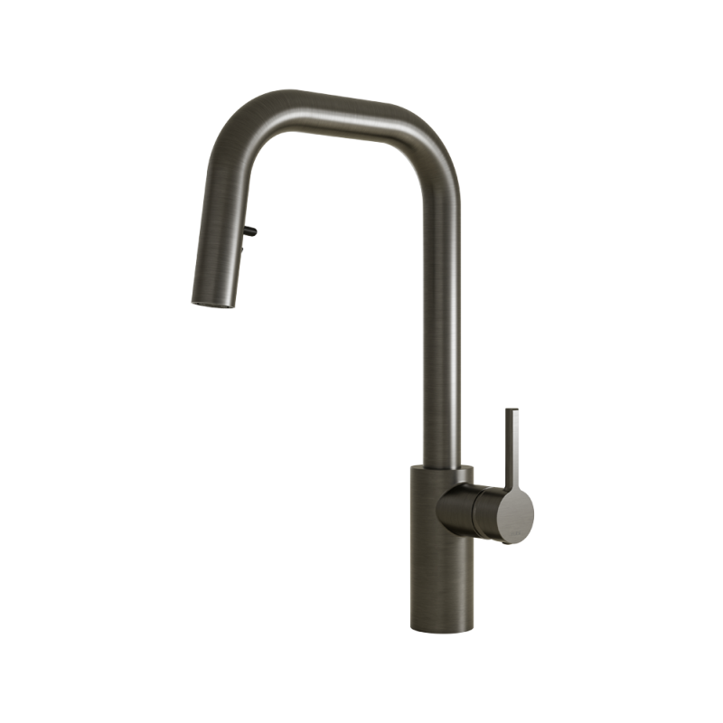 Rubi Nao Hidden Pull Down Dual Spray Kitchen Faucet Gunmetal – RNAO91D2GM