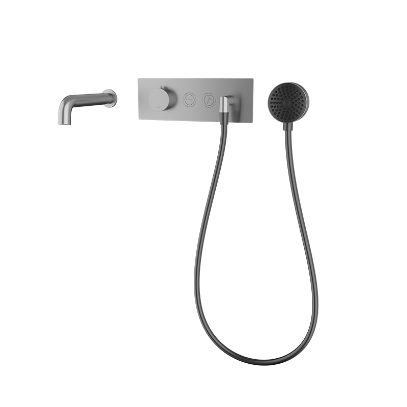Rubi ON Wall Mount Tub Faucet Stainless Steel - RON32IX