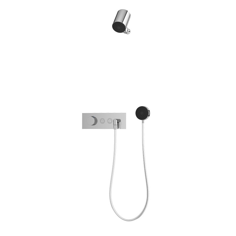 Rubi ON Thermostatic Two Function Shower System Chrome - RON852CC