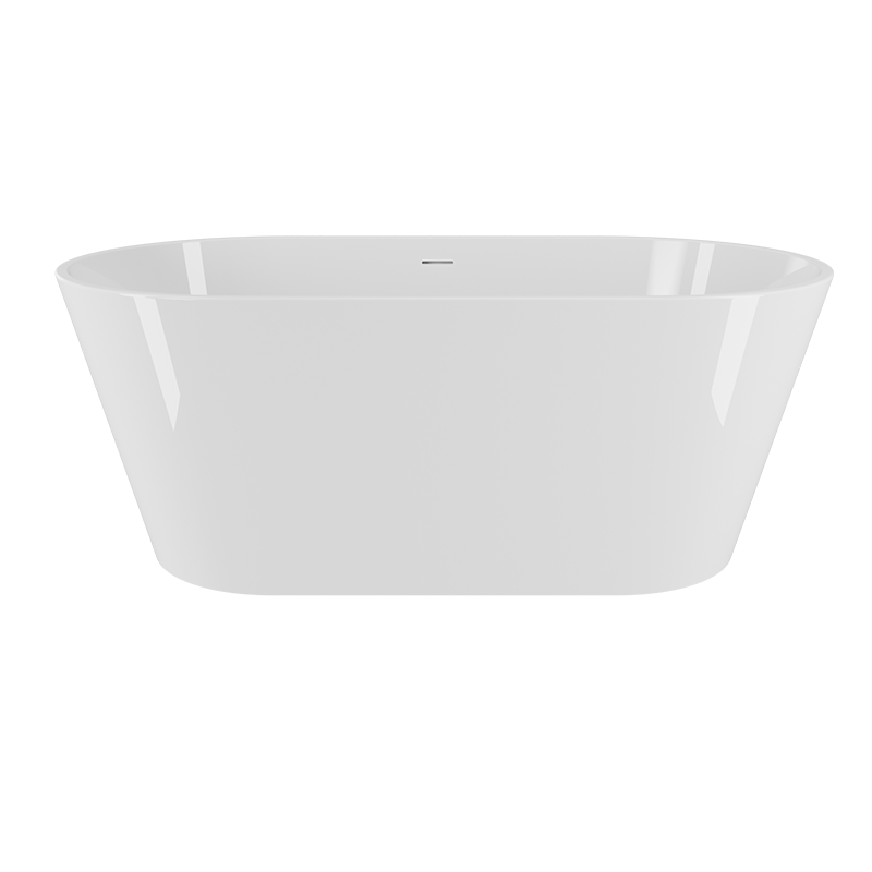 Rubi Sereno 60" Freestanding Bathtub White – RSE150-1BL