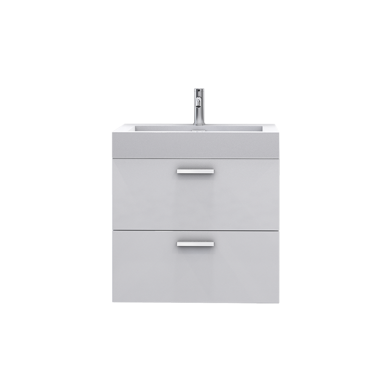 Rubi Arto 23" Wall Hung Vanity Gloss White – RTO580SKBL