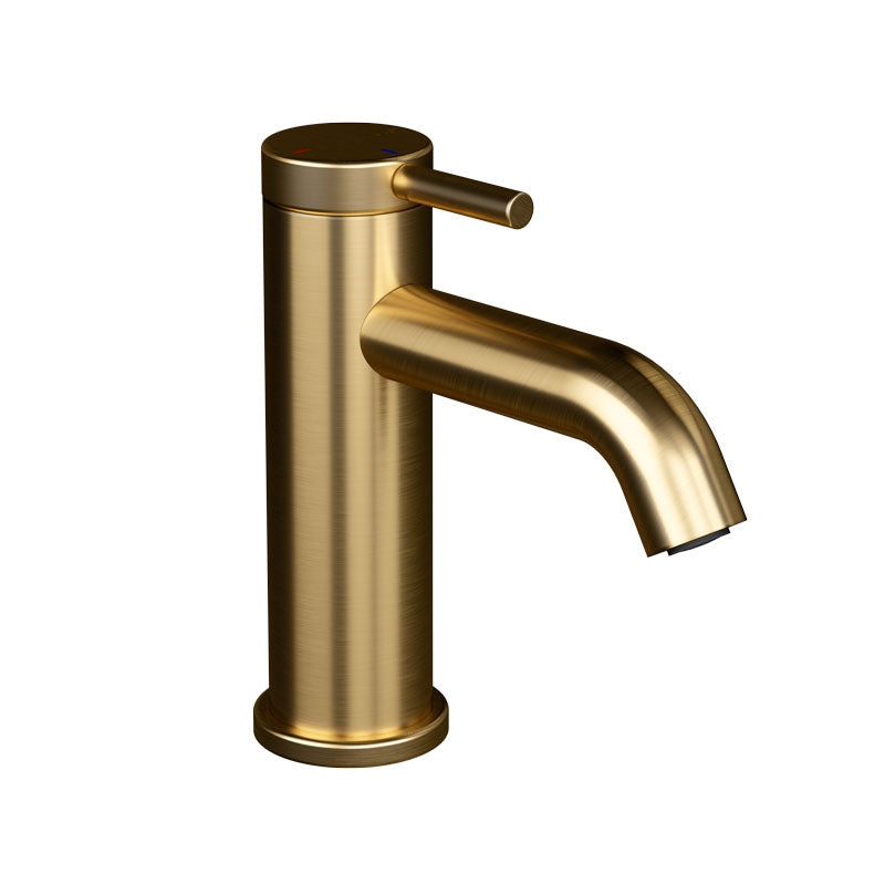 Rubi Vertigo Single Hole Lav. Faucet Without Drain Brushed Gold - RVT11WDOR