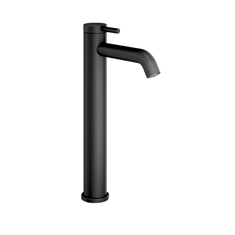 Rubi Vertigo Vessel Lav. Faucet Without Drain Matte Black - RVT11XWDBK