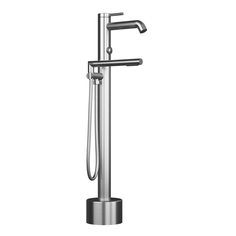 Rubi Vertigo Freestanding Tub Faucet Stainless Steel - RVT21XDIX