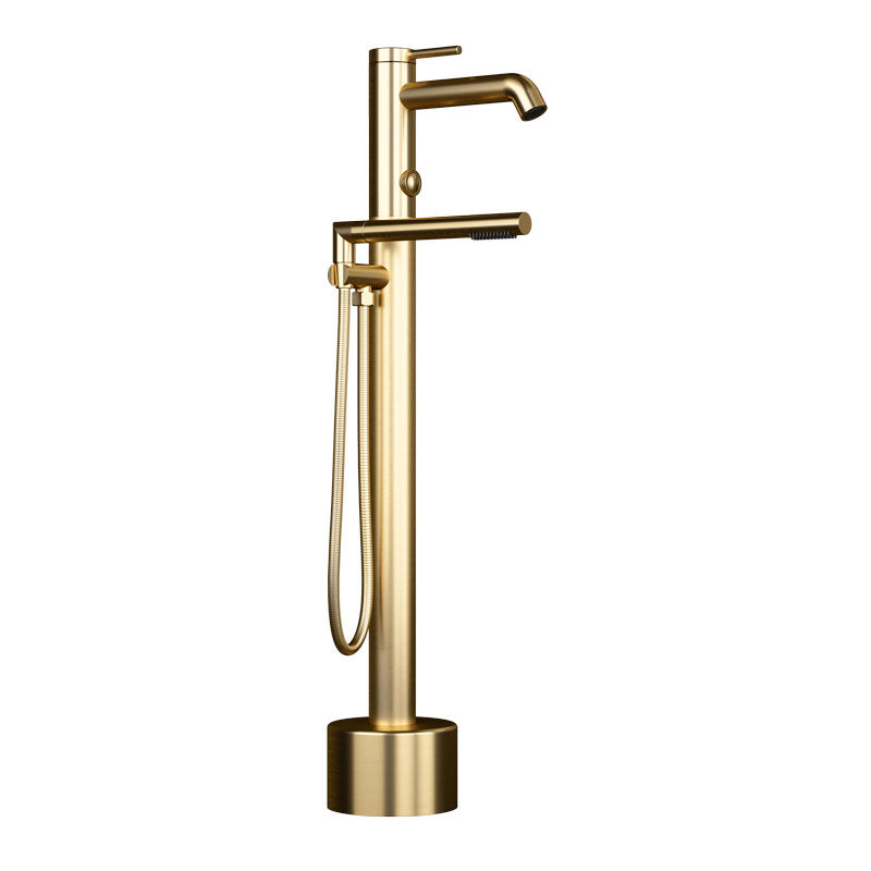 Rubi Vertigo Freestanding Tub Faucet Brushed Gold - RVT21XDOR
