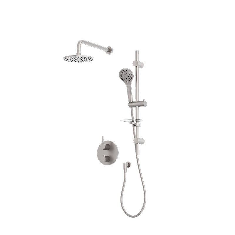 Rubi Vertigo Thermostatic Two Function Shower System Stainless Steel - RVT811BIX