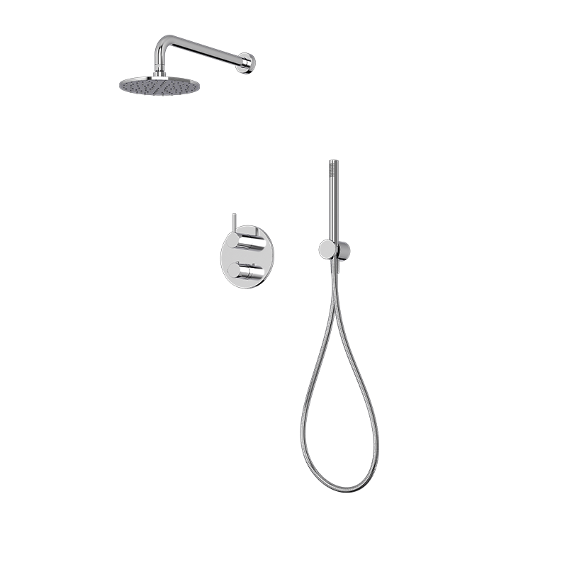 Rubi Vertigo Thermostatic Two Function Shower System Chrome - RVT833CC