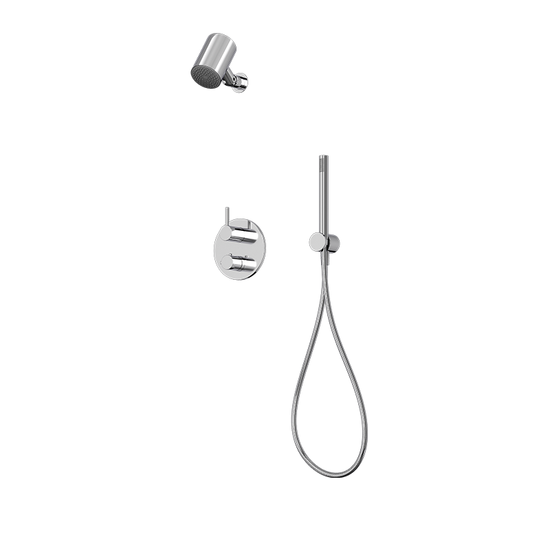 Rubi Vertigo Thermostatic Two Function Shower System Chrome - RVT851CC
