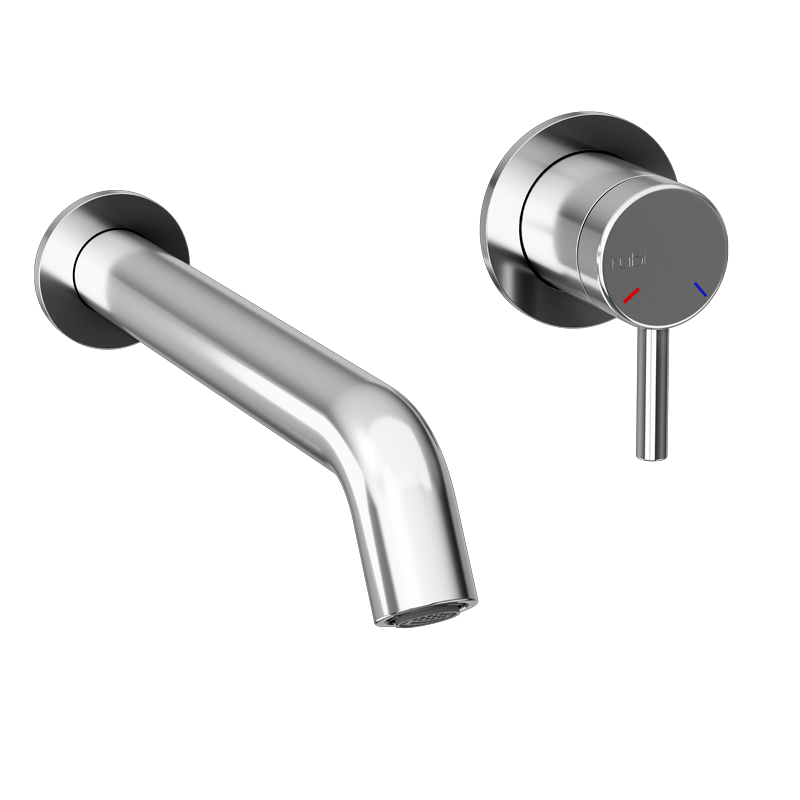 Rubi Vertigo Wall Mount Lav. Faucet Without Drain Chrome - RVT17RWDCC
