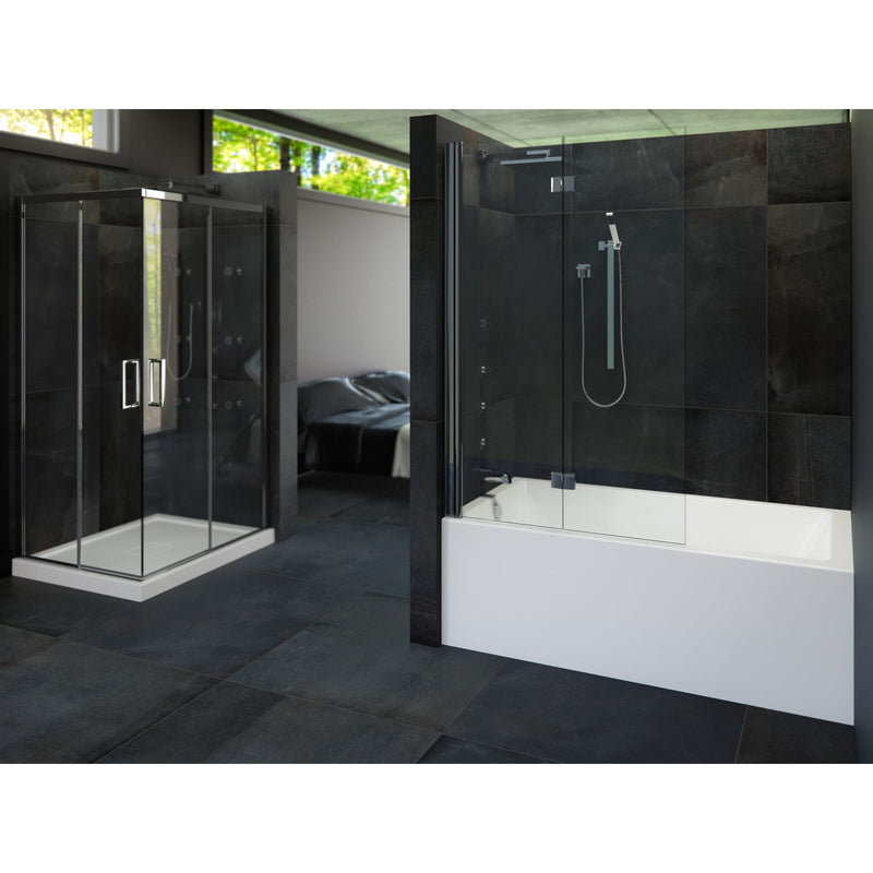 Neptune Entrepreneur Lemans 3060 IFS AFR Acrylic Alcove Right-Hand Drain Bathtub White – 220026-000-001-002