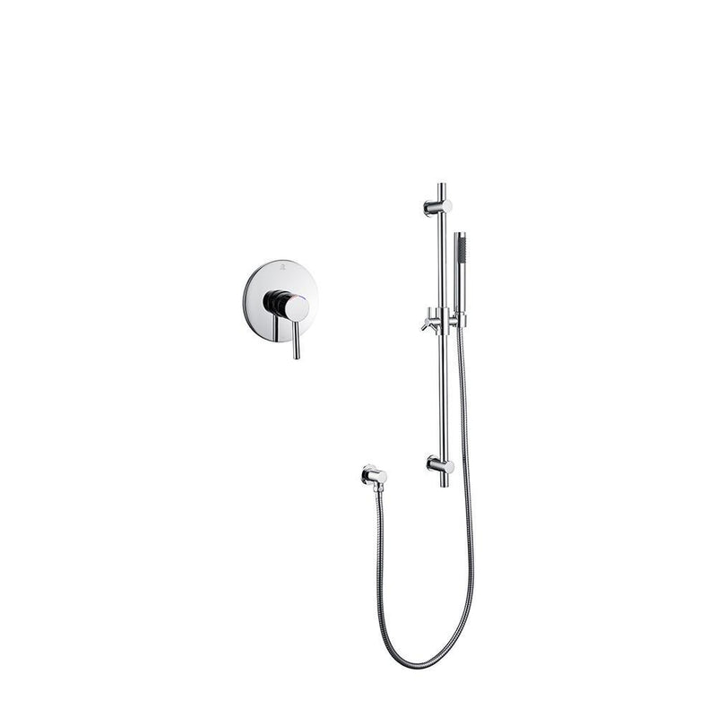 Pearl Madison II Shower Set 3 Pressure Balance Shower Faucet Hand Shower Chrome GBBM-SET3-B