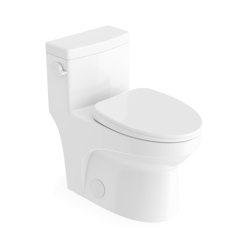 Neptune Adams ADA 4.8L Side Flush One-Piece Toilet in White – 220405-000-264-000