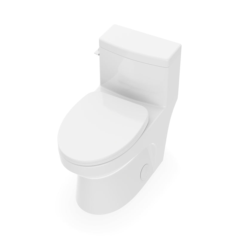 Neptune Adams ADA 4.8L Side Flush One-Piece Toilet in White – 220405-000-264-000