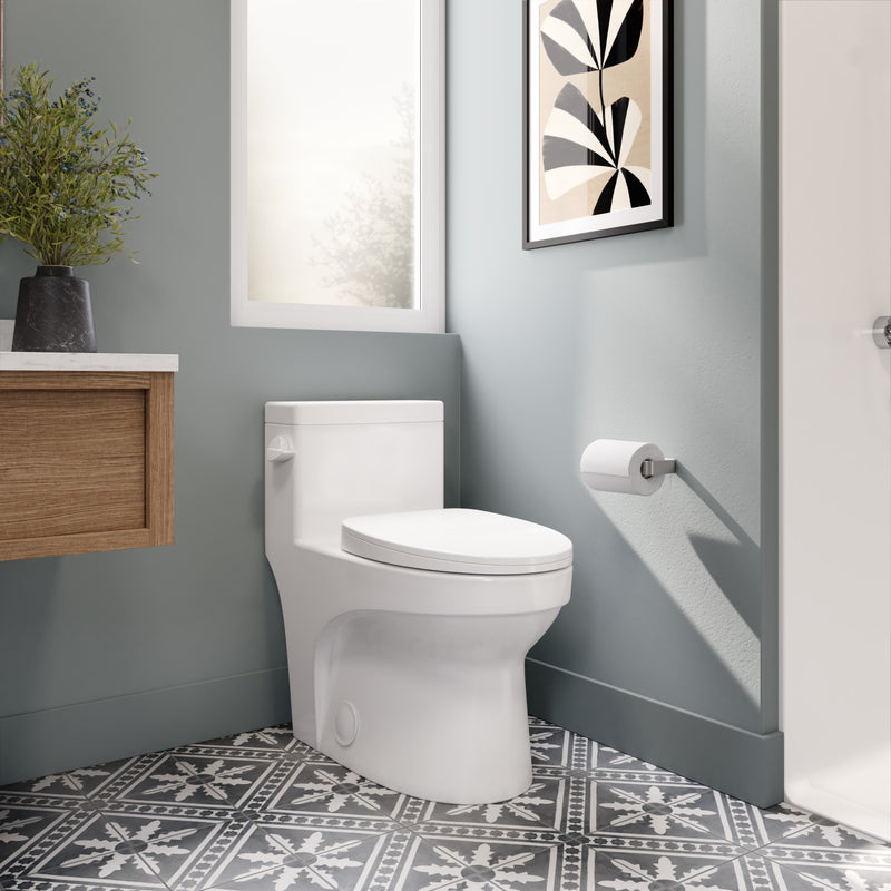 Neptune Adams ADA 4.8L Side Flush One-Piece Toilet in White – 220405-000-264-000
