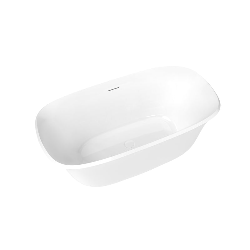 Neptune Arta 5931 Acrylic Freestanding Center Drain Bathtub in White – 220418-000-001-000