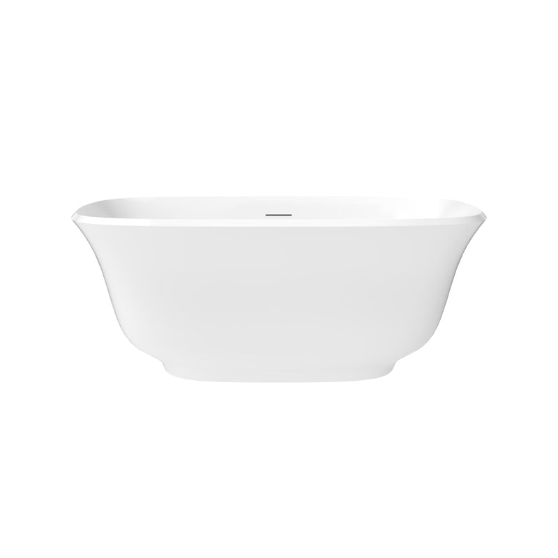 Neptune Arta 5931 Acrylic Freestanding Center Drain Bathtub in White – 220418-000-001-000