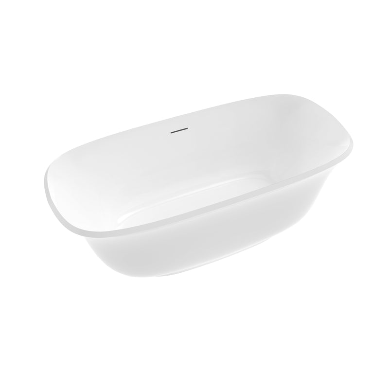 Neptune Arta 6731 Acrylic Freestanding Center Drain Bathtub in White – 220419-000-001-000