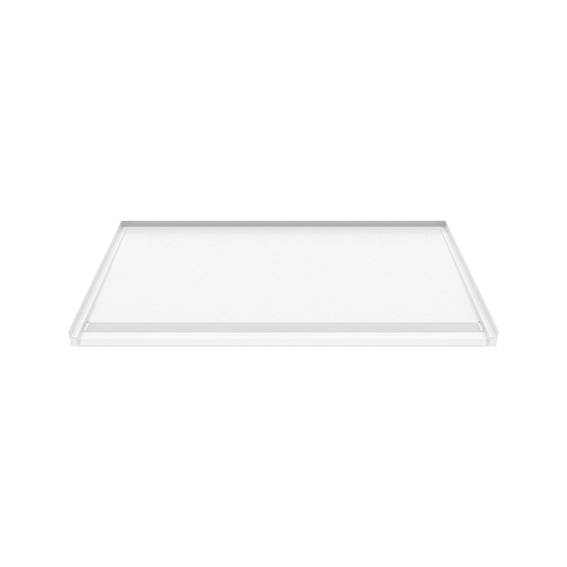 Neptune Entrepreneur Aspire 6238 AcrylX™ Alcove Shower Base in White with ABS Linear Drain in White – 220589-140-002-101