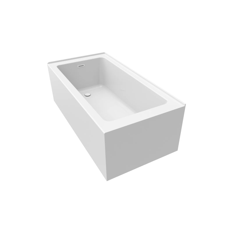 Neptune Clermont 3060 IFS AFR Acrylic Left Corner Left-Hand Drain Bathtub in White – 220473-000-001-113
