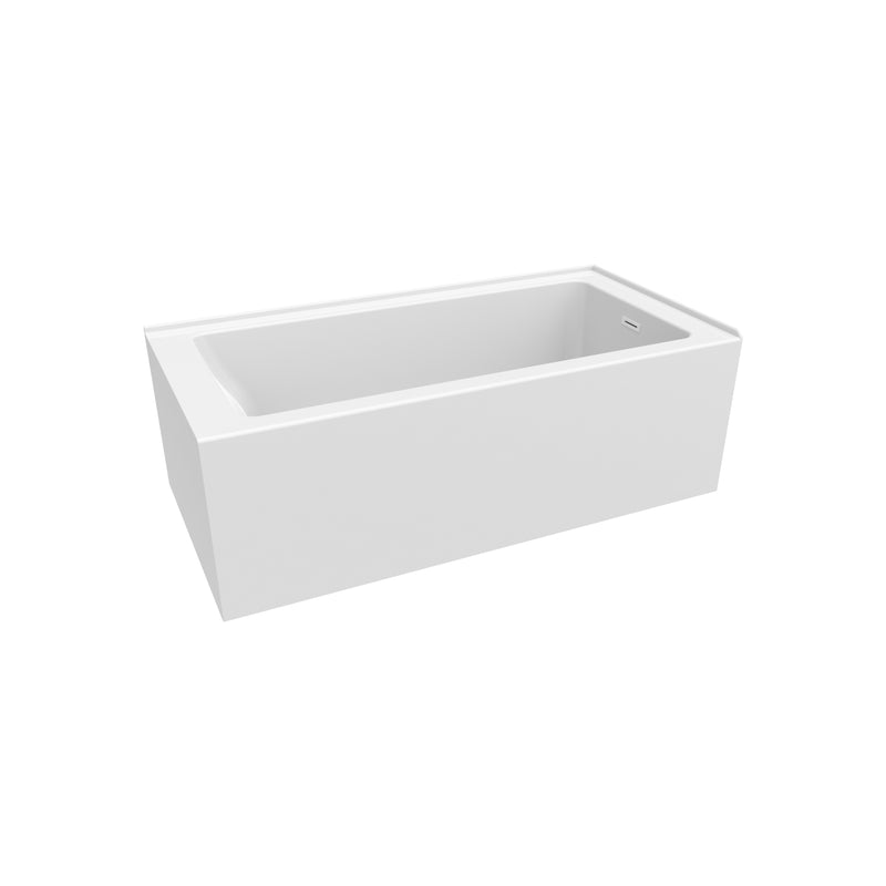 Neptune Clermont 3060 IFS AFR Acrylic Right Corner Right-Hand Drain Bathtub in White – 220473-000-001-114