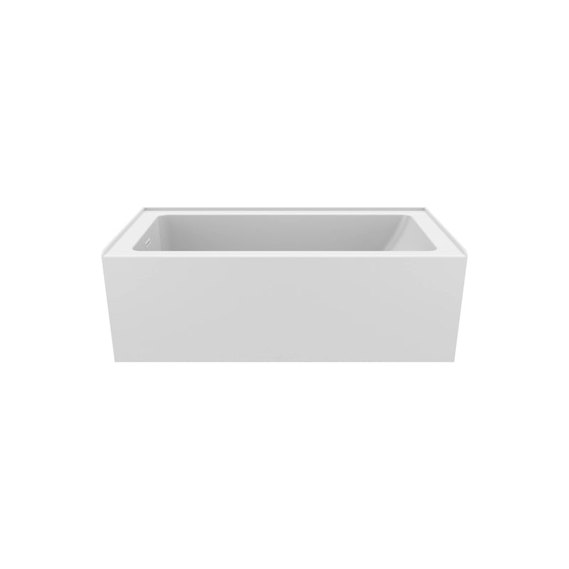 Neptune Clermont 3060 IFS AFR Acrylic Alcove Left-Hand Drain Bathtub in White – 220445-000-001-111