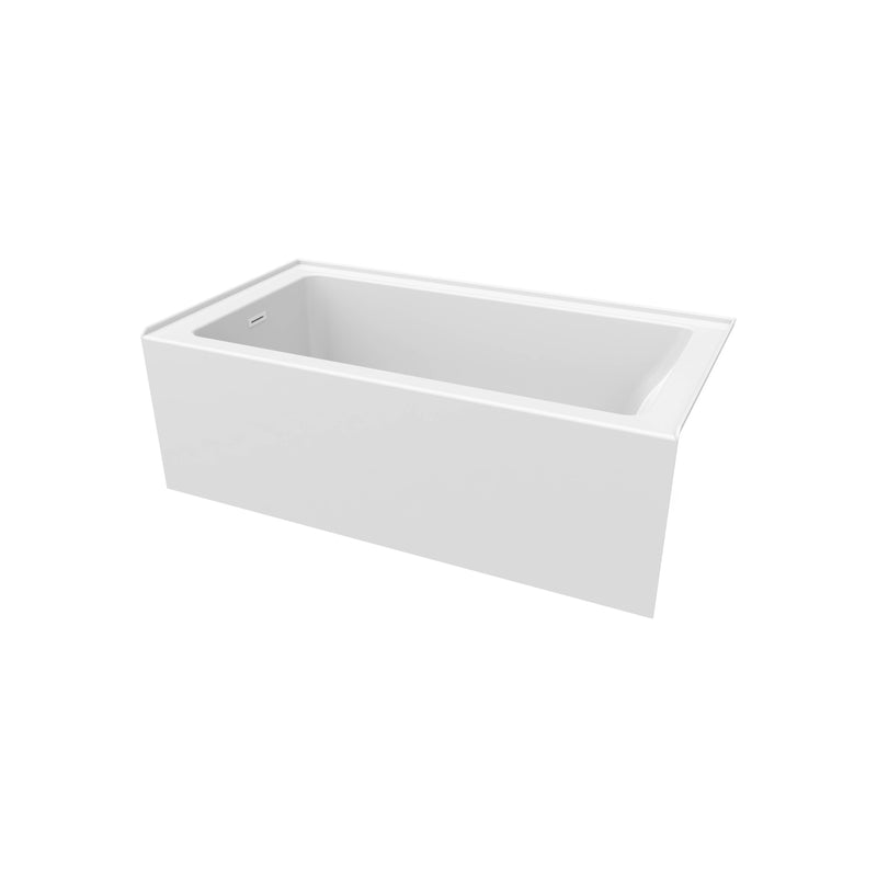 Neptune Clermont 3260 IFS AFR Acrylic Alcove Left-Hand Drain Bathtub in White – 220446-000-001-111