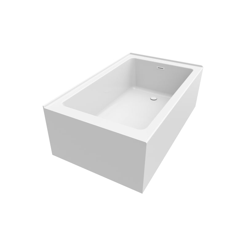 Neptune Clermont 3660 IFS AFR Acrylic Right Corner Right-Hand Drain Bathtub in White – 220475-000-001-114