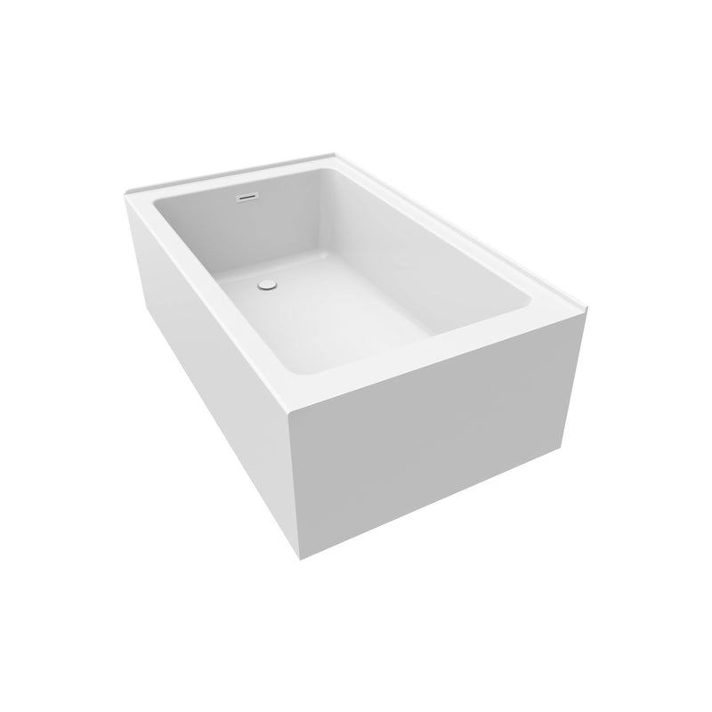 Neptune Clermont 3660 IFS AFR Acrylic Left Corner Left-Hand Drain Bathtub in White – 220475-000-001-113