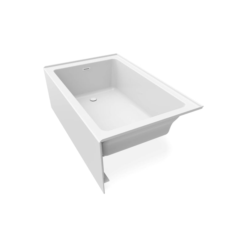 Neptune Clermont 3660 IFS AFR Acrylic Alcove Left-Hand Drain Bathtub in White – 220447-000-001-111