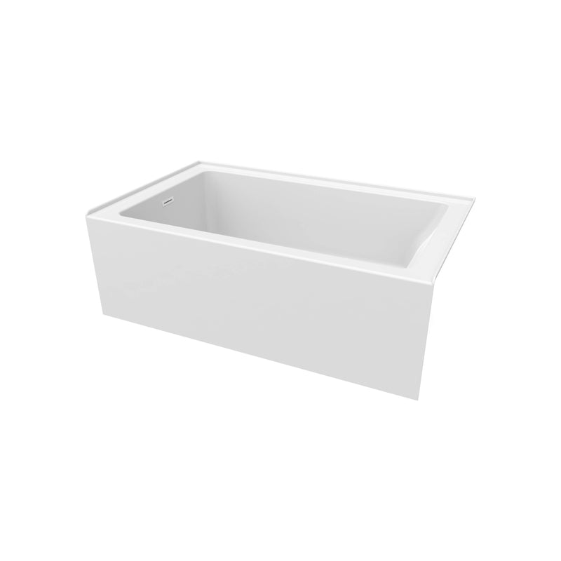 Neptune Clermont 3660 IFS AFR Acrylic Alcove Left-Hand Drain Bathtub in White – 220447-000-001-111