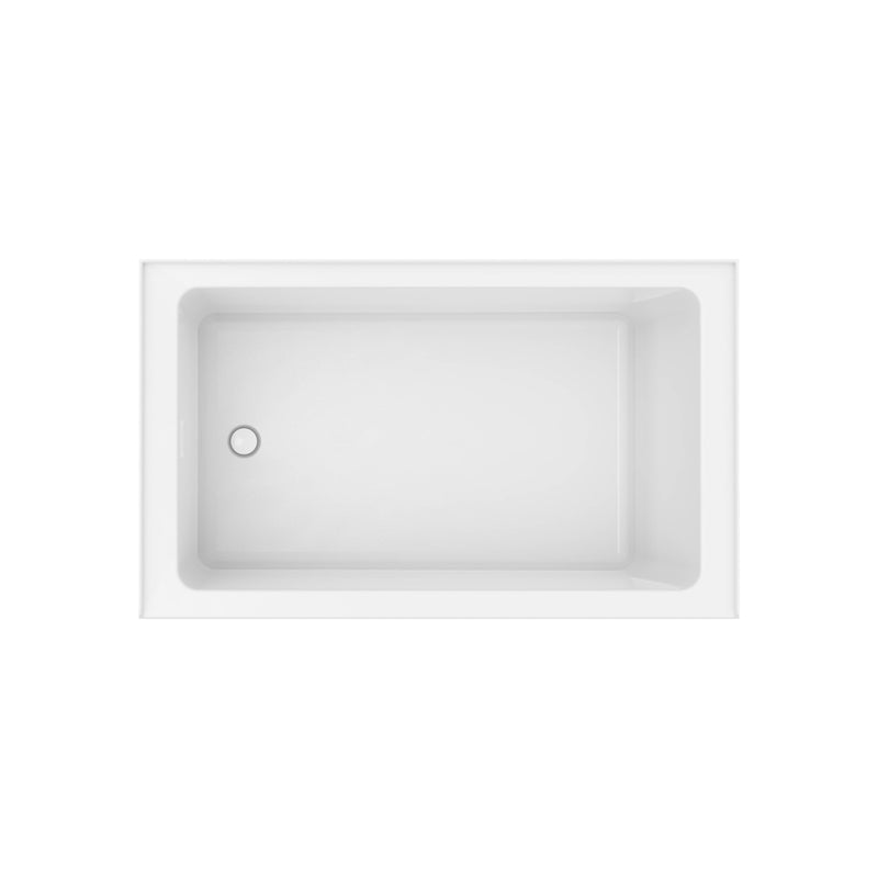 Neptune Clermont 3660 IFS AFR Acrylic Alcove Left-Hand Drain Bathtub in White – 220447-000-001-111