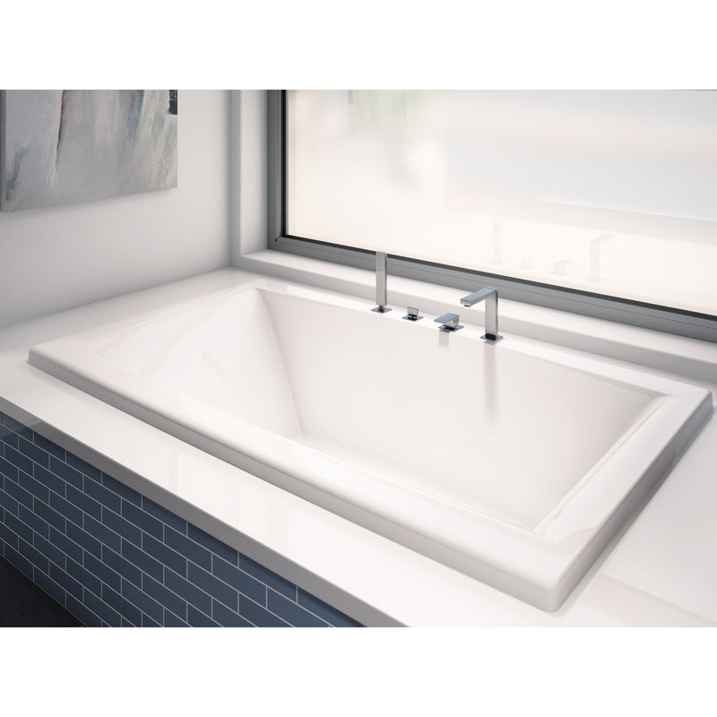 Neptune Jade 7242 Acrylic Drop-In Center Drain Bathtub in White – 220124-000-001-000